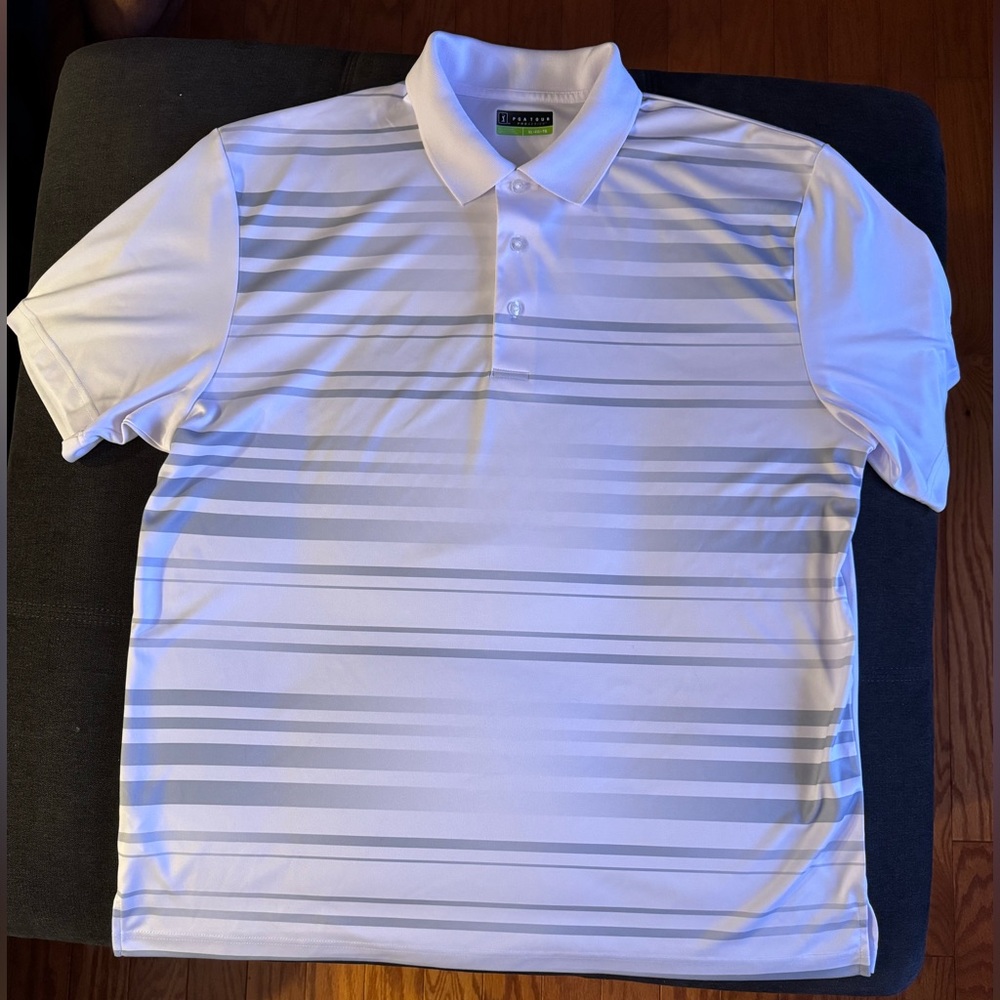 PGA Tour Pro Series White Polo - Picture 2 of 4